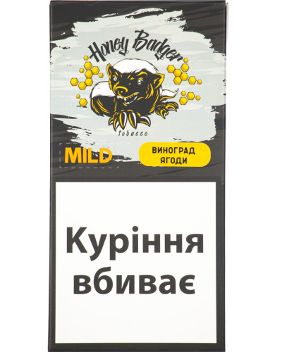 Табак для кальяна Honey Badger Mild Ягоды с виноградом 100 г