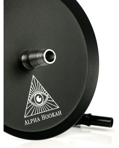 Кальян Alpha X Black Matte High Copy с колбой Candy loop - фото 12