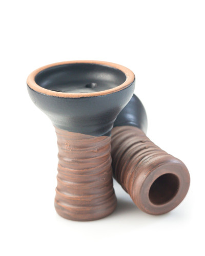 Чаша для кальяна Dumok Turka Glaze Black Matt - фото 4