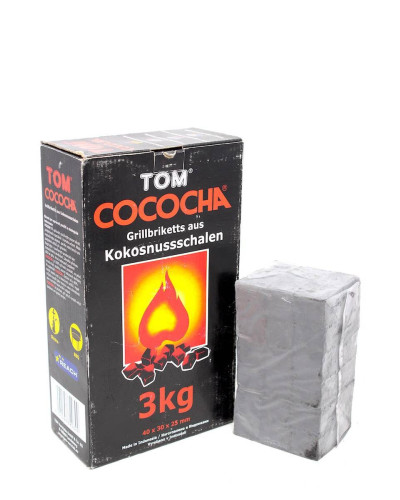 Кокосовый уголь для кальяна Tom Coco Red, 1 кг - фото 2