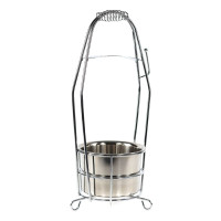Корзина для угля Garden Silver