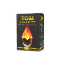 Кокосовый уголь для кальяна Tom Coco C23, 1 кг