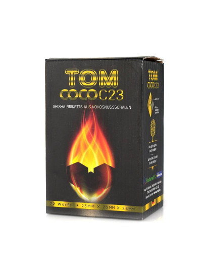 Кокосовый уголь для кальяна Tom Coco C23, 1 кг