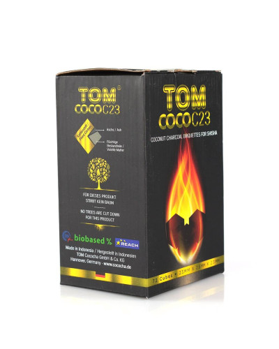 Кокосовый уголь для кальяна Tom Coco C23, 1 кг - фото 5