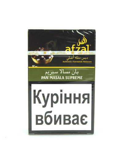 Табак для кальяна Afzal Pan masala supreme 50 г