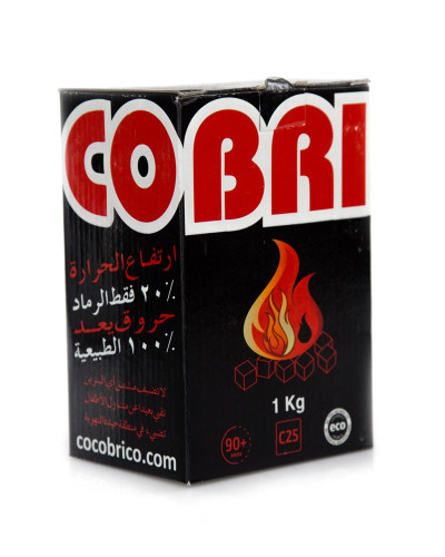 Кокосовый уголь для кальяна Cocobrico, 1 кг