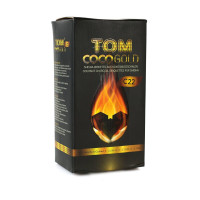 Кокосовый уголь для кальяна Tom Coco Gold C22, 1 кг