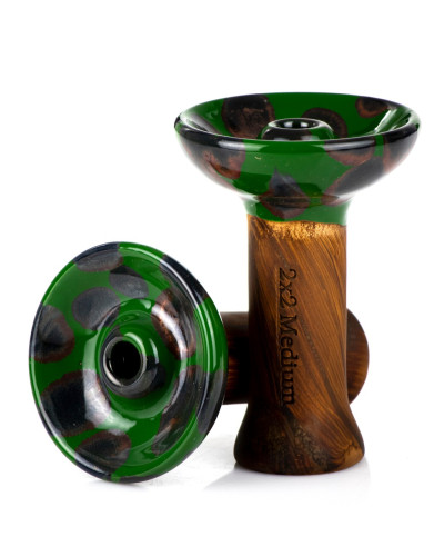 Чаша для кальяна 2x2 Medium Green - фото 3