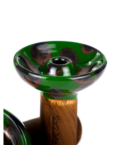 Чаша для кальяна 2x2 Medium Green - фото 4