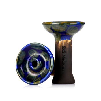 Чаша для кальяна 2x2 Medium Blue.