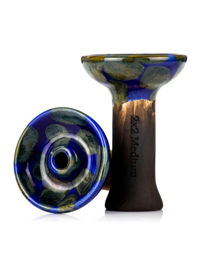 Чаша для кальяна 2x2 Medium Blue