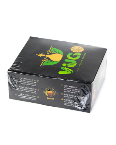 Ореховый уголь для кальяна Vugo, 0.55 кг - фото 3