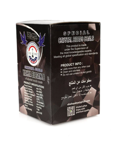 Кокосовый уголь для кальяна Yahya Elegance kaloud cube, 1 кг - фото 3