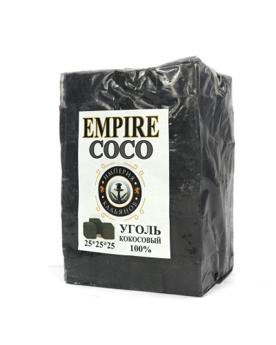 Кокосовый уголь для кальяна Coco Empire, 1 кг
