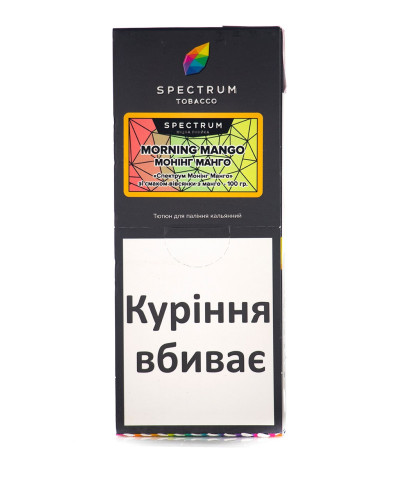 Табак для кальяна Spectrum Hard Line Morning Mango 100 г