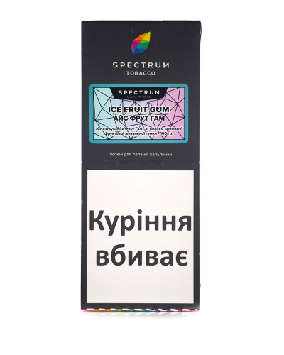 Табак для кальяна Spectrum Hard Line Ice Fruit Gum 100 г
