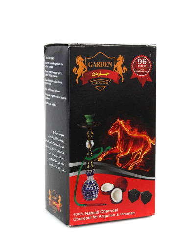 Кокосовый уголь для кальяна Garden 96, 1 кг