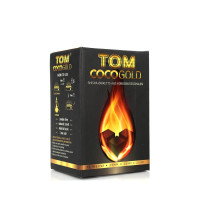 Кокосовый уголь для кальяна Tom Coco Gold, 1 кг