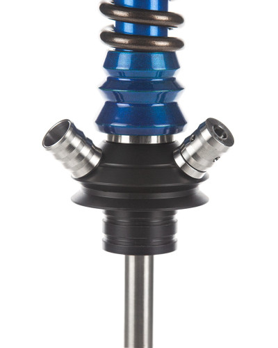 Кальян Mamay Customs Coilovers Голубой лак/Бронзовая пружина - фото 3