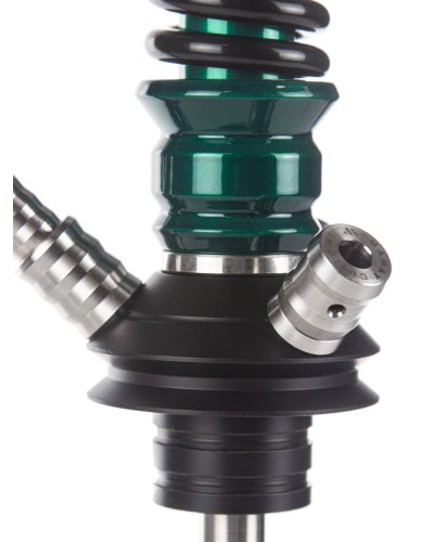 Кальян Mamay Customs Coilovers Mini Зеленый лак/Черная пружина - фото 3