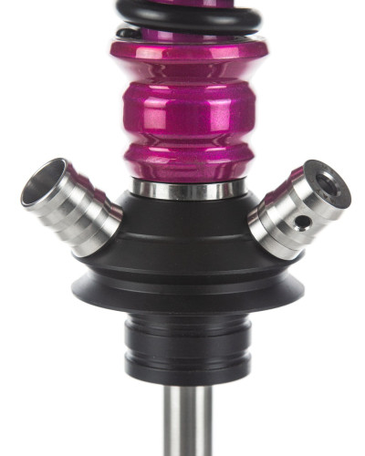 Кальян Mamay Customs Coilovers Розовый лак/Черная пружина - фото 3