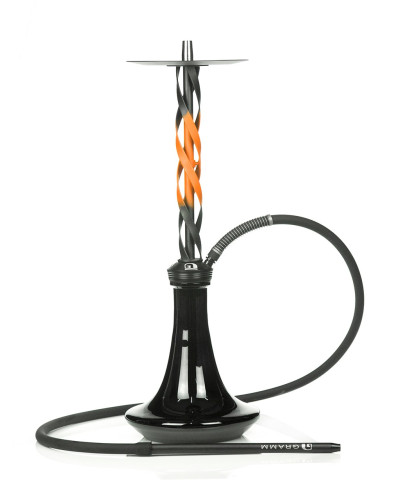 Кальян Gramm Hookah Україна TORR Gradient Black-Orange із колбою Steamulation Black