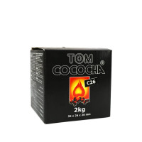Кокосовый уголь для кальяна Tom Coco C26, 2 кг