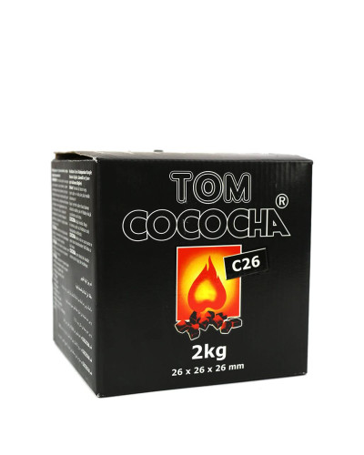 Кокосовый уголь для кальяна Tom Coco C26, 2 кг