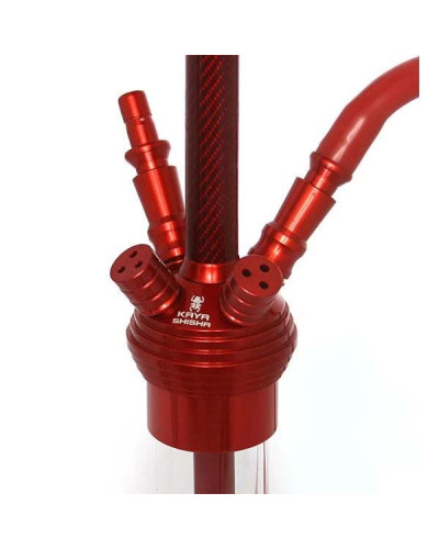 Кальян Kaya ELOX 580 Clear Carbon Red 4S - фото 2