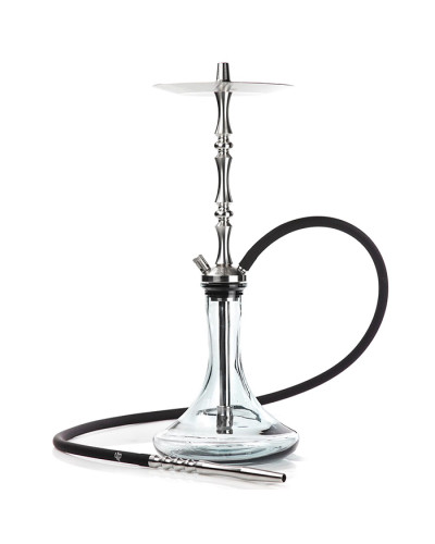 Кальян Sky Hookah Classic Silver с колбой Craft Clear 63 см