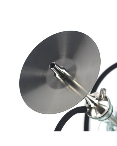 Кальян Sky Hookah Mini Silver з колбою Craft Clear 51 см - фото 3