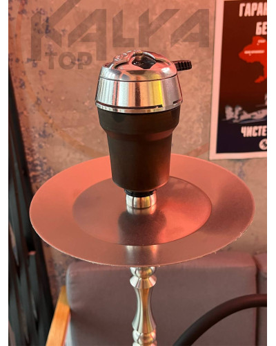 Кальян Sky Hookah Classic Silver в повному комплекті на колбі Craft Clear 65 см - фото 6