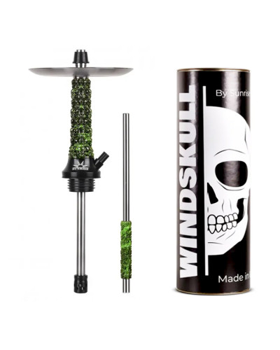 Шахта Sunrise Hookah Windskull ROCK Green 45 см