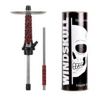 Шахта Sunrise Hookah Windskull ROCK Red 45 см