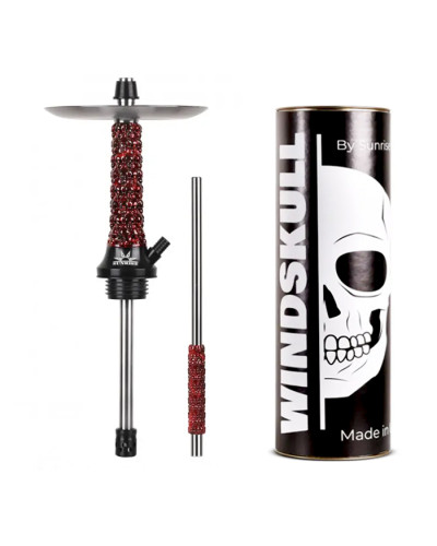 Шахта Sunrise Hookah Windskull ROCK Red 45 см