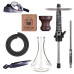 Кальян Sunrise Hookah Windskull ROCK Black 50 см - фото 1