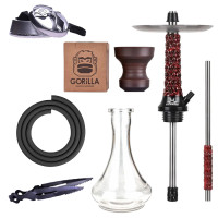 Кальян Sunrise Hookah Windskull ROCK Red 50 см