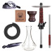 Кальян Sunrise Hookah Windskull ROCK Red 50 см - фото 1