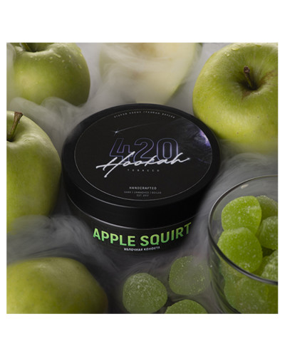 Тютюн 420 Classic Line Apple Squirt (Яблучна цукерка) 100 г