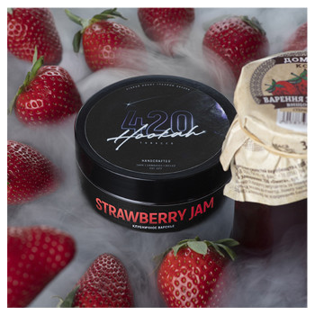 Тютюн 420 Classic Line Strawberry Jam (Полуничне варення) 100 г 4:20 Hookah - фото 20