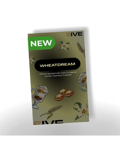 Тютюн 5IVE Hard Line Wheatdream (Злаки, Пешениця, Ваніль) 100 г
