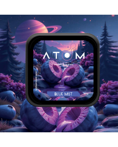 Тютюн Atom Blue Mist (Чорничний мікс) 100 г