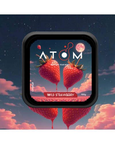 Тютюн Atom Wild Strawberry (Суниця) 100 г