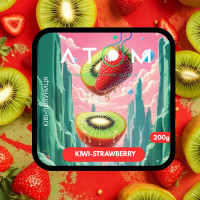 Тютюн Atom Kiwi Strawberry (Ківі, Полуниця) 200 г