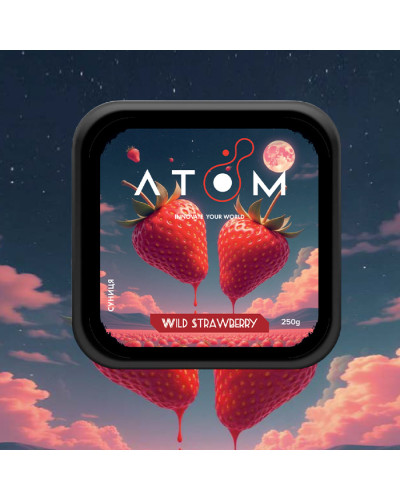 Тютюн Atom Wild Strawberry (Суниця) 200 г