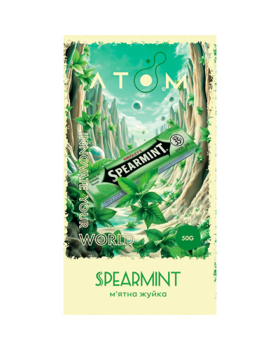 Тютюн Atom Spearmint (М\'ята жуйка) 50 г