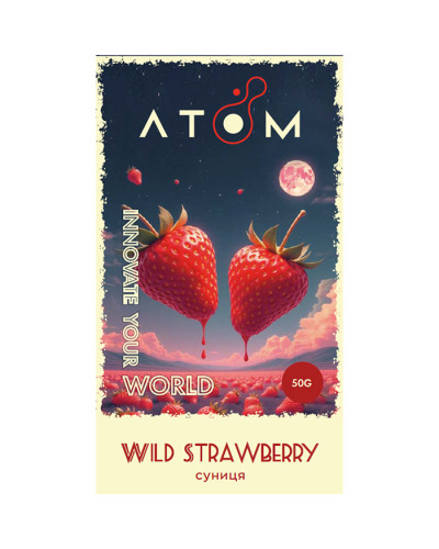 Тютюн Atom Wild Strawberry (Суниця) 50 г