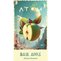 Тютюн Atom Basil Apple (Базилік, Яблуко) 50 г