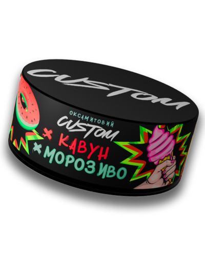 Тютюн Custom Кавун, Морозиво 100 г