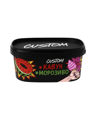 Тютюн Custom Кавун, Морозиво 200 г